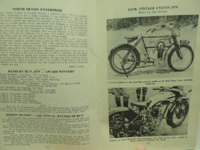 MMMページ July 1979 Journal Of The Vintage Motorcycle Club Triumph Norton