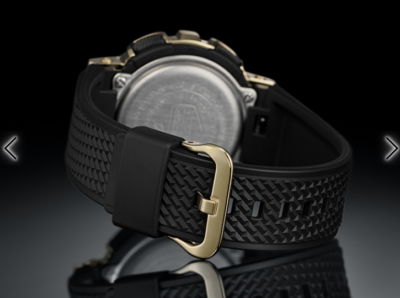 Casio G-SHOCK Quartz GM-110G-1A9JF Men's Watch Black/Gold Japan F