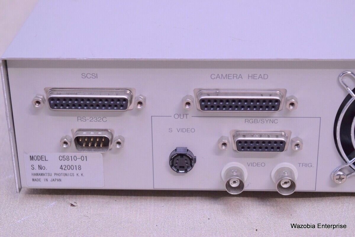 HAMAMATSU COLOR CHILLED 3CCD CAMERA CONTROLLER C5810 | eBay HAMAMATSU COLOR CHILLED 3CCD CAMERA CONTROLLER C5810 | eBay