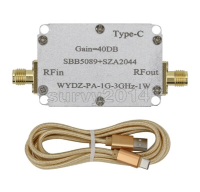 SBB5089+SZA2044 Microwave RF Power Amplifier Module 1G-3GHz WYDZ-PA-1G-3GHz-1W