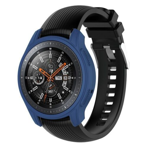 Custodia silicone gomma guscio paraurti per Samsung Galaxy Watch 46 mm Gear S3 Frontier - Foto 19 di 28