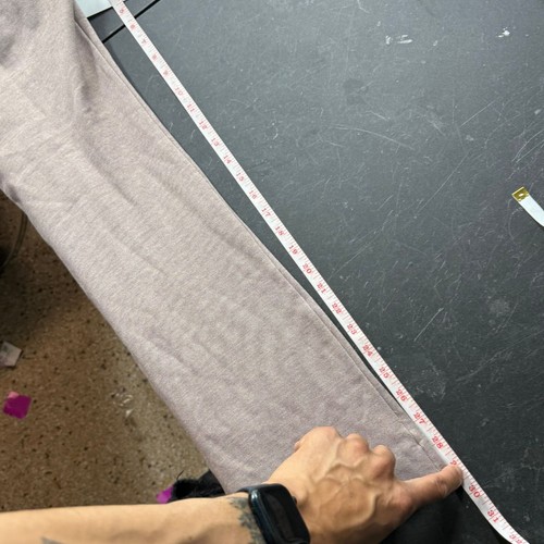Pantalones Ann Taylor para mujer con botones 8 marrón elástico tejido pierna recta - Imagen 7 de 9