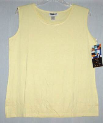 We Be Bop Plus Size OCHO RIO Stretch Rayon Jersey Tank Top 1X