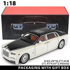 Car Phantom Alloy Model Rolls-Royce Diecast 1:18 Model Collection Kids Gift