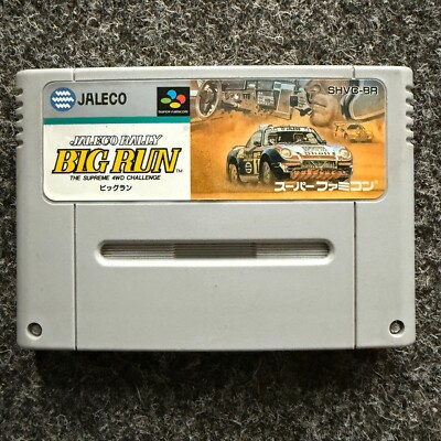 Super Nintendo SNES Jaleco Rally Big Run Super Famicom (JAPANISCH) NTSC-J