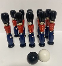 wooden soldier skittles british queens guards/Read