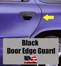 4pcs BLACK Door Edge Guard Trim Molding Protector BM4BG