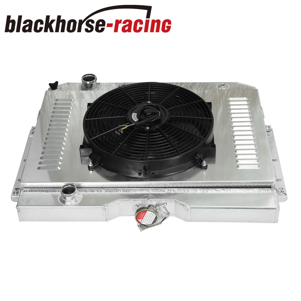 3 Row Radiator+Shroud Fan For 1959-1965 Chevy Bel Air Impala El Camino Chevelle Foto 3 de 4