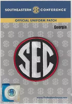 THE EMBLEM SOURCE Georgia SEC Conference Jersey Uniform Patch 100% Official College Football Logo