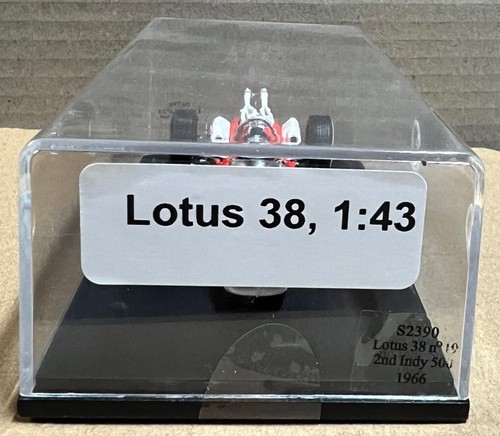Lotus 38, #19 Jim Clark, 2nd, Indy 500 1966. 1:43 Spark Model #S2390. MINT. - Picture 9 of 9