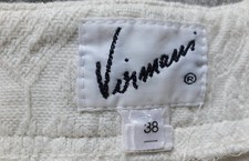 !RAR!*VIRMANI* edler TRUE VINTAGE JAQUARD-ROCK Gr. 38/it. ? Maße/text 