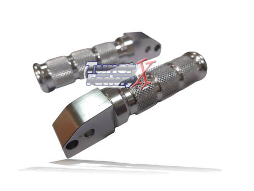 Front Foot Pegs FIT Suzuki GSXR GSF SV TL RF VX Bandit Step Footrest 8mm chromed - Picture 5 of 6