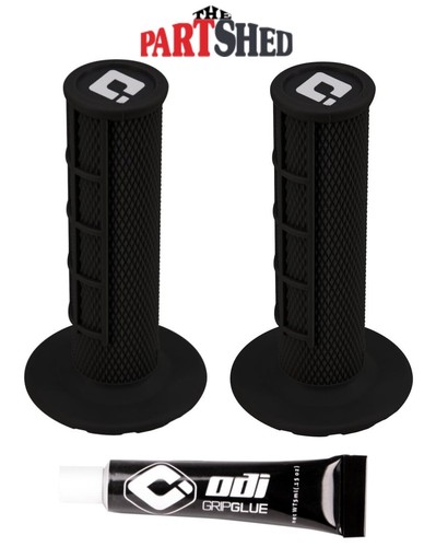 Moose Racing Throttle Housing W ODI Black Grips & Grip Glue Kawasaki KX125 KX250 - Foto 3 di 8