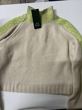     Women's Wild Fable Mock Turtleneck Boxy Pullover Sweater Off-White Size XXS