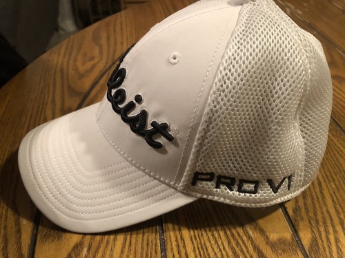 Titleist Pro V1 Golf Cap FJ Logo White Size M/L - Picture 2 of 9