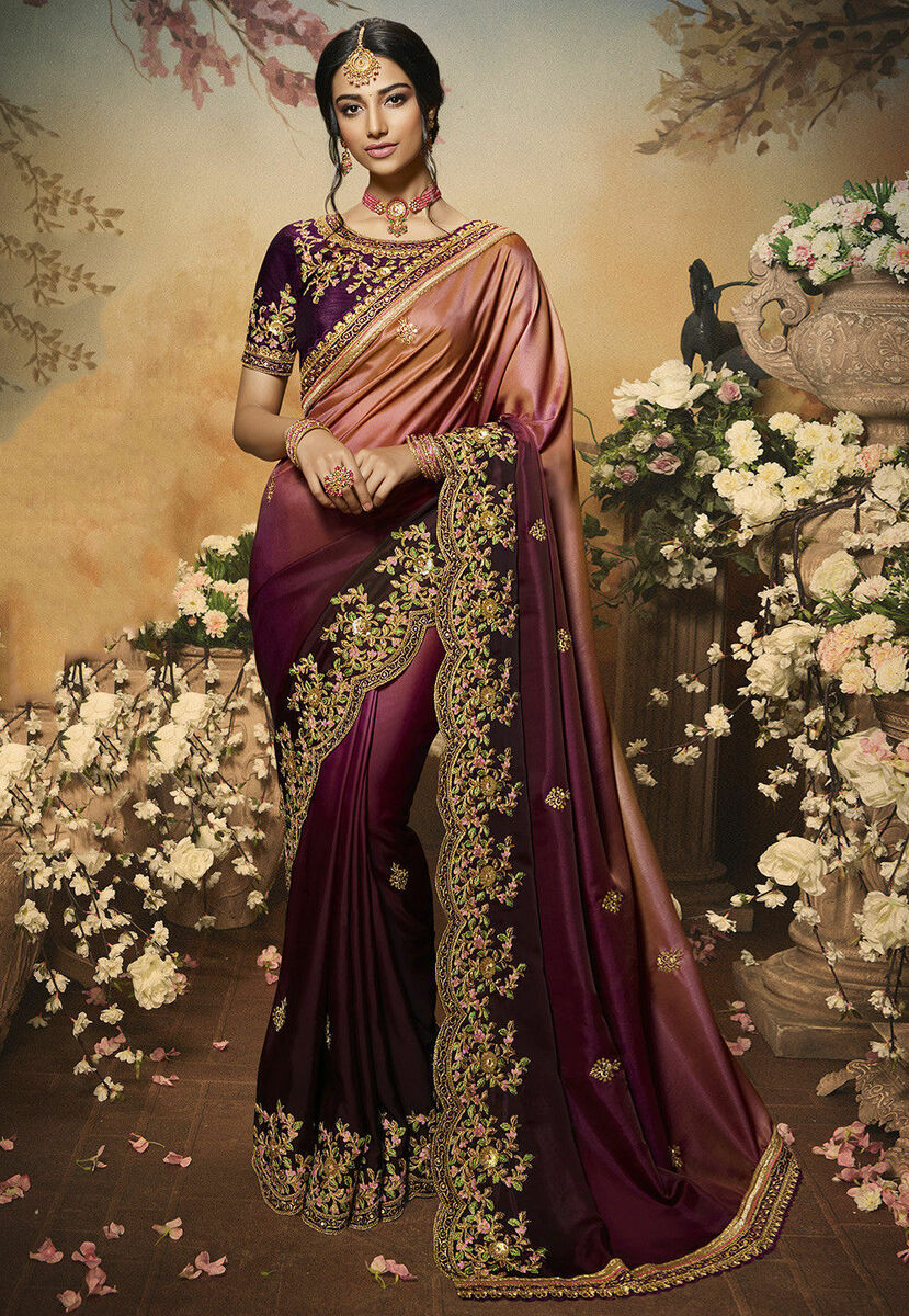 INDIAN FANCY NEW ETHNIC WEDDING DESIGNER SAREE BOLLYWOOD PARTY SARI | eBay
