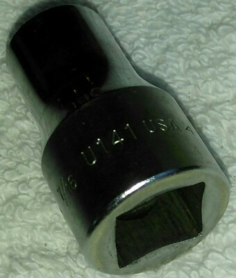 Blue point owned by snap-on 7/16 Socket 1/2 Drive 12 pt U141 USA
