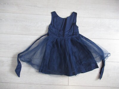 Robe D'été Pour Fille Vertbaudet - Taille 10 Ans - Rouge Orangé Sans Manches - Occasion Très Bon état