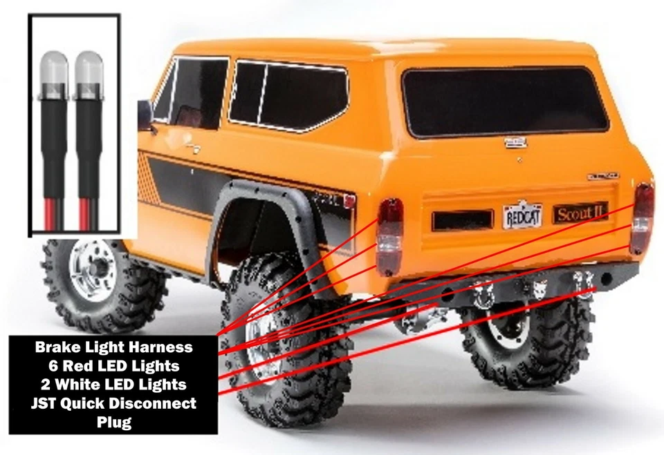 RC Crawler Redcat Racing Gen8 Scout II LED Light Set with 16 LED Lights 8W6R2W - Image 2 of 4