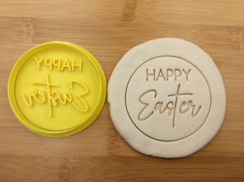 Happy Easter Standard Style9 Easter Cookie Stamp Embosser Biscuit Fondant - Picture 2 of 2