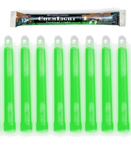 5 Pack 6" Cyalume USA Lightstick Green 12 Hour Prepper Survival EMP EXP 2027
