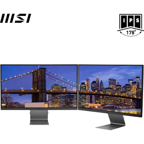 MSI CMS Modern MD271UL 4K Ultra HD 60 Hz 27 Inches Monitor Grey - Picture 10 of 10