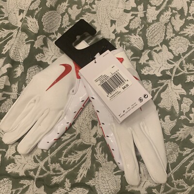 $40 NIKE VAPOR JET 7.0 FOOTBALL GLOVES YOUTH BOYS N1003506-155