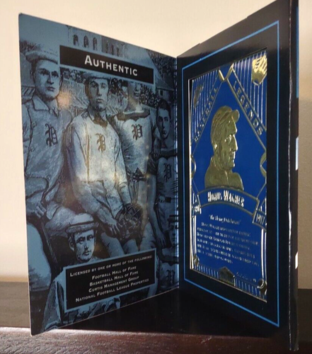 1993 Legendary Foils Baseball Legends Honus Wagner Numbered in Original Folder - Picture 2 of 5