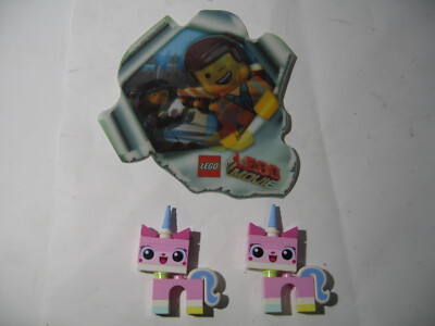Lot of 2 NEW LEGO MOVIE UNIKITTY MINIFIG minifigure 70803 + Bonus 5002044 stick