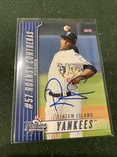 2018 Staten Island Yankees Roansy Contreras Signed Auto Pittsburgh Pirates