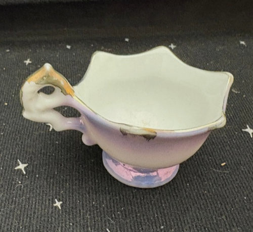 VTG Miniature Tea Cup Fragonard-Style Courting Couple No Saucer 3"x2" - Picture 5 of 9
