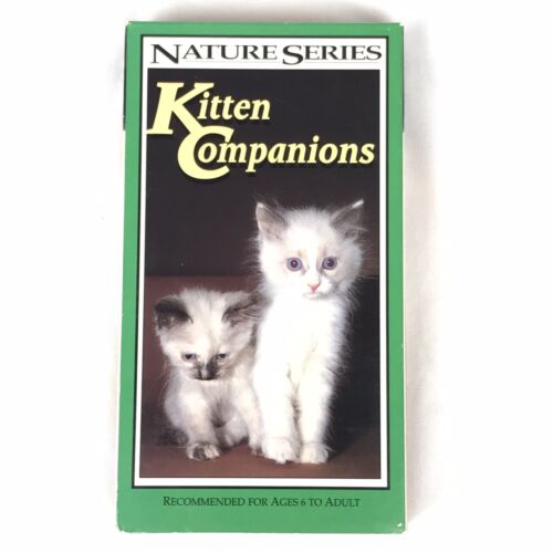 Jeu de bande VHS Kitten Companions pour chats à regarder quand vous n'êtes pas à la maison - Photo 1/8