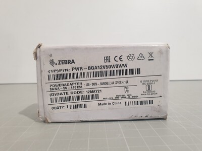 Zebra Netzteil PWR-BGA12V50W0WW 100-240V 50/60Hz 12VDC 16A_0.23_5