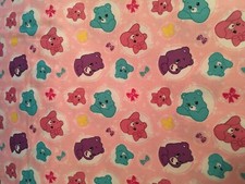 Care Bears baby toddler sheets set light pink