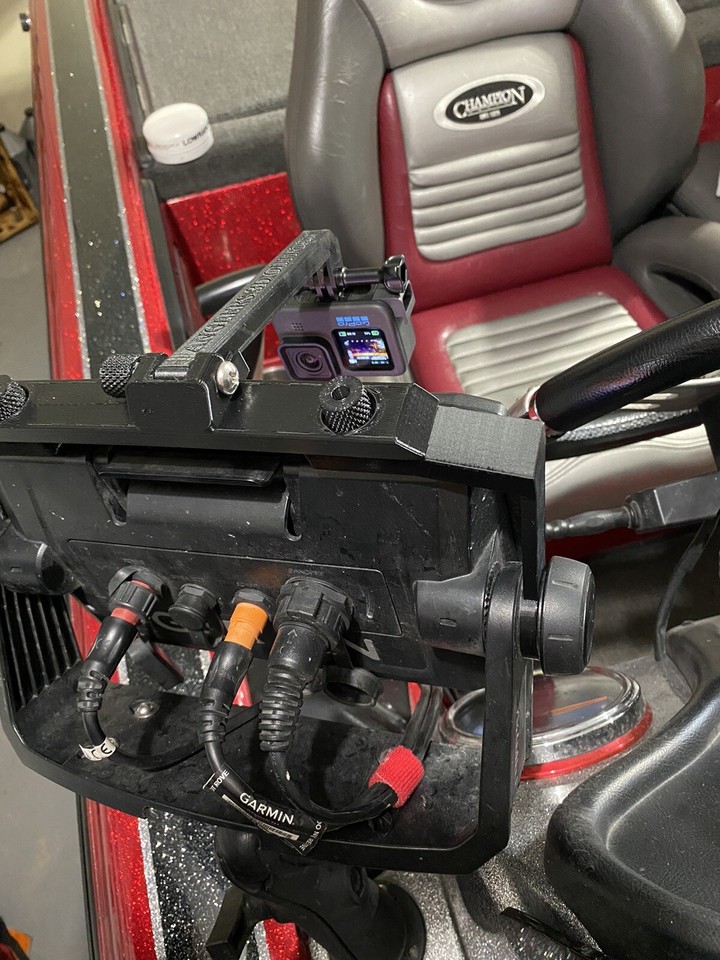 GoPro Mount for Garmin Echomap 93sv plus/UHD Livescope Media