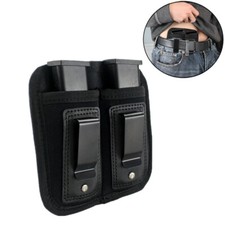 Tactical Double Gun Magazine Pouch Concealed Carry IWB Mag Tool Holster