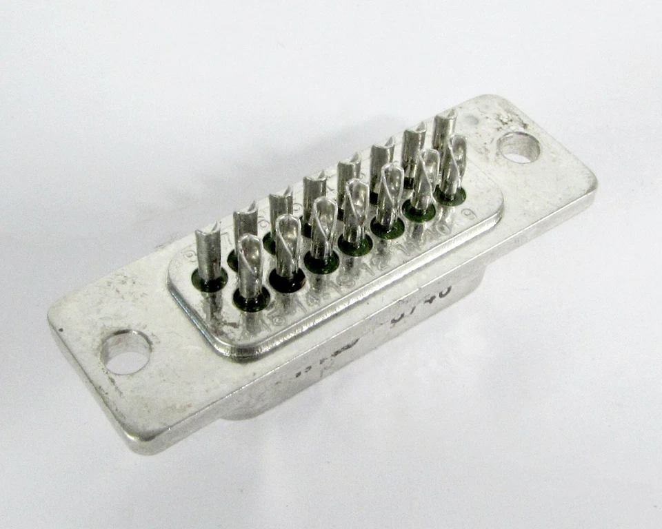 Lot of (7) ITT Cannon DAH15P102A94 Hermetic D-Sub Connector 15 Pin - Image 4 of 4