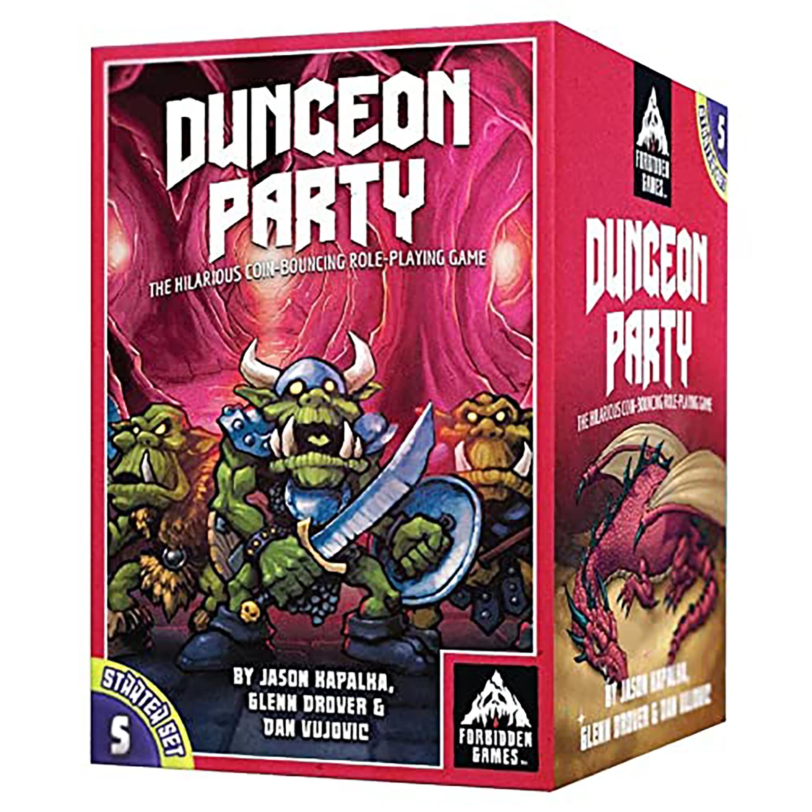 Forbidden Games: Dungeon Party - Starter Pack, Coin Bouncing Role-Playing Card G