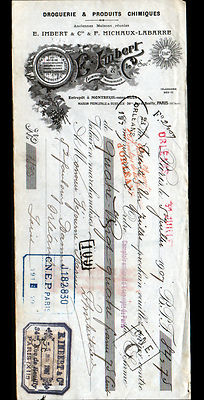 MONTREUIL-sous-BOIS (93) PRODUKTE & CHEMIKER ''IMBERT / MICHAUX & LABARRE'' 1907