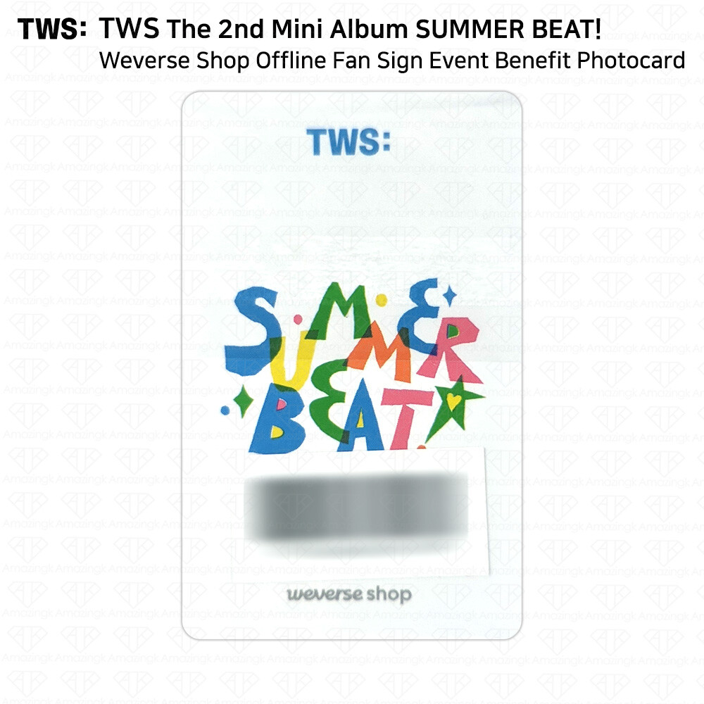 TWS 直筆サイン SUMMER BEAT アルバム 非売品 TWS SUMMER BEAT ヨンジェ サイン入り - メルカリ