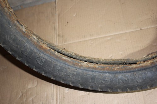 ORIGINAL WW2 MOTORCYCLE TYRE ENGLEBERT BALLON CORD 3,00/19 25x3,00 SS GERMANY - Picture 19 of 24