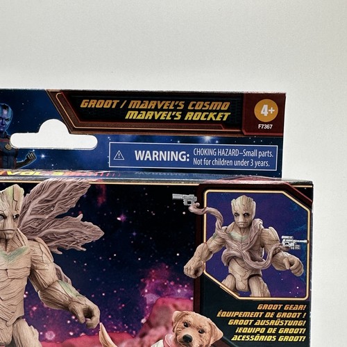 Guardians Of The Galaxy 3 GROOT BABY ROCKET MARVEL'S COSMO Confezione Modellino Nuovo 3 pz - Foto 3 di 12