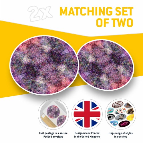 2 x Vinyl Stickers 30cm - Mirror Image Pattern Boho Hippy Cool Gift #12349 - 第 2/9 張圖片