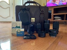 Various Camera Lens with Case see description for details 
