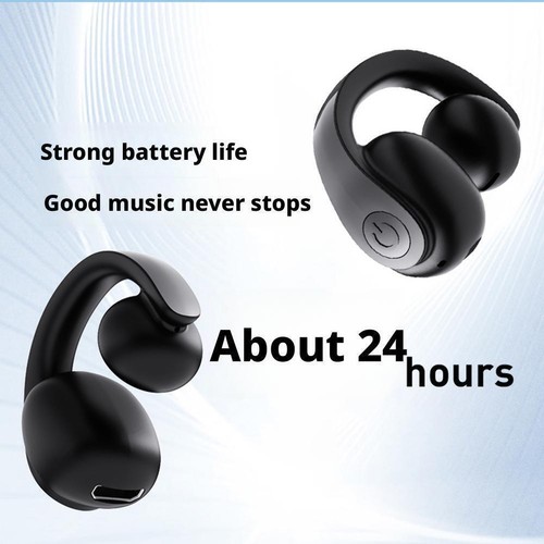 Wireless Headphone Earphones Clip On Bluetooth 5.4 D3O9 Ear Open Earbuds Z0X9 - Zdjęcie 10 z 17