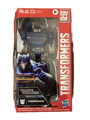 Hasbro Transformers R.E.D. (Robot Enhanced Design) G1 Soundwave Toy Action...