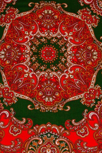 Pañuelo Vintage Original Años 70 Color Burdeos Lana Flores INNSBRUCK Disco BoHo - Imagen 4 de 6