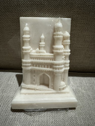 Hyderabad Charminar Stein Statue Basrelief Stil Souvenir 3”x5.5” Indien - Bild 1 von 6