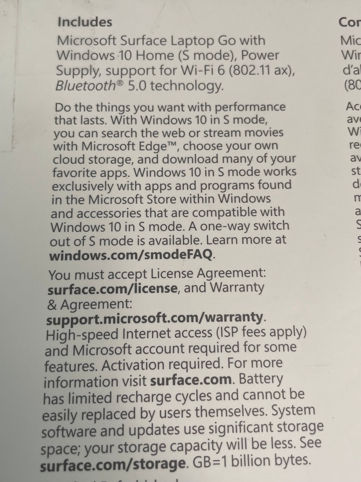 Microsoft Surface Laptop Go ELITE 1943 Platinum i5 4GB 64GB Touchscreen Laptop - Picture 8 of 9