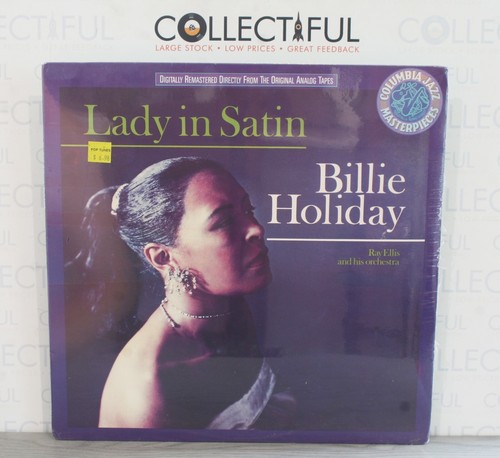 BILLIE HOLIDAY - LADY IN SATIN - COLUMBIA MASTERPIECE 1987 *SEALED* VINYL LP🔥 - 第 1/2 張圖片